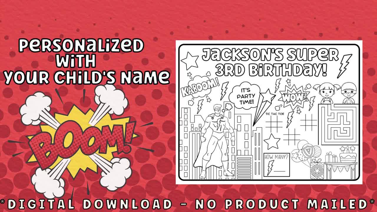 【hiro】 Superhero Coloring Page, Superhero Party Printables, Boy