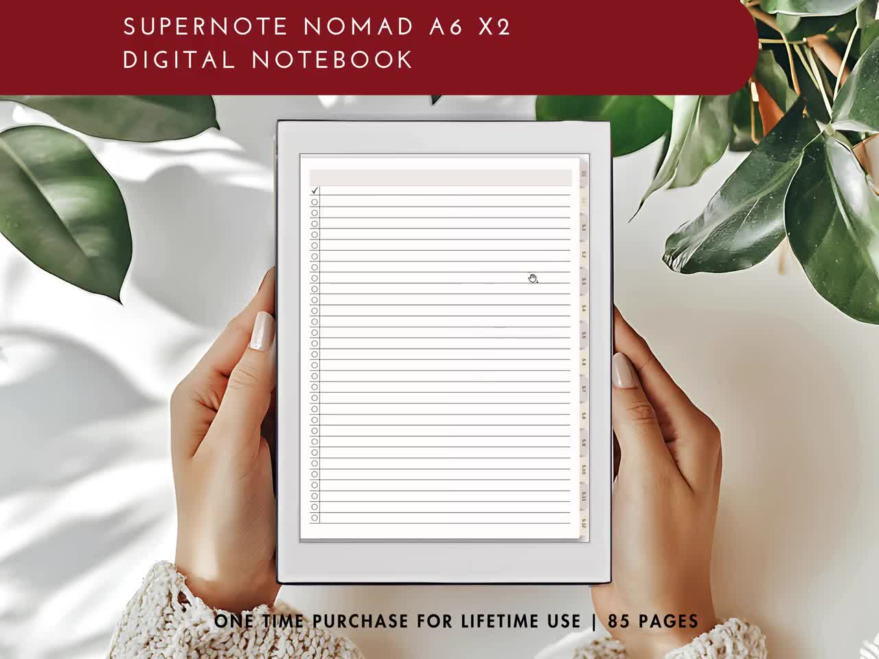 Supernote A6 X2 Nomad 単品 WHITE 【公式通販】