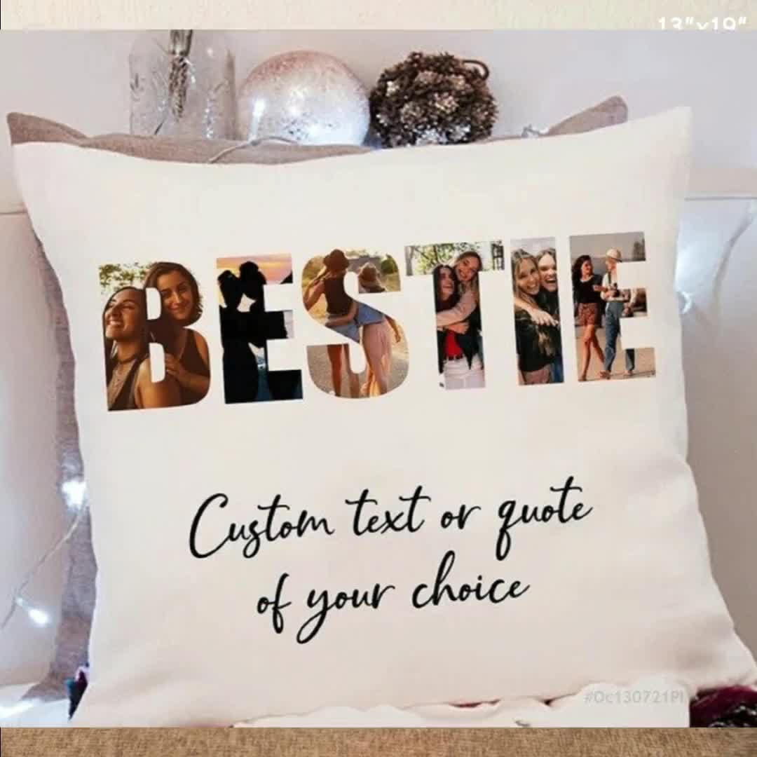 Custom store quote pillow