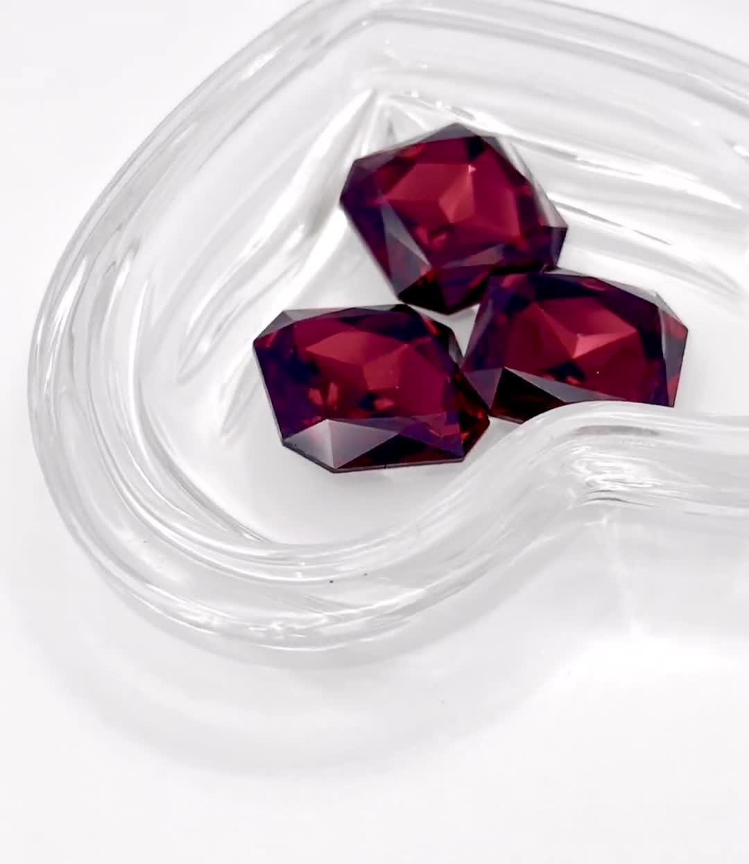 Ruby F (23mm) Swarovski Art 4675 Square Fancy Cut Stones - Etsy