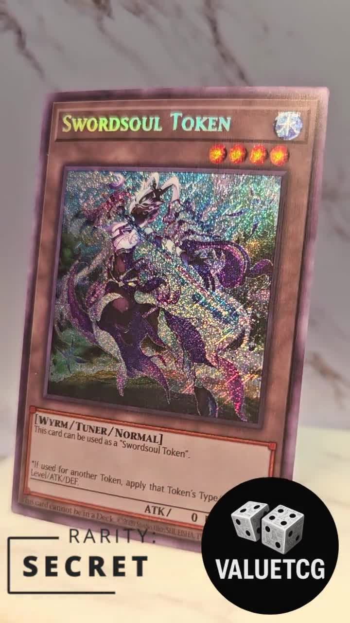 Swordsoul Token (mo Ye) - Secret Rare - Orica Proxy - Etsy