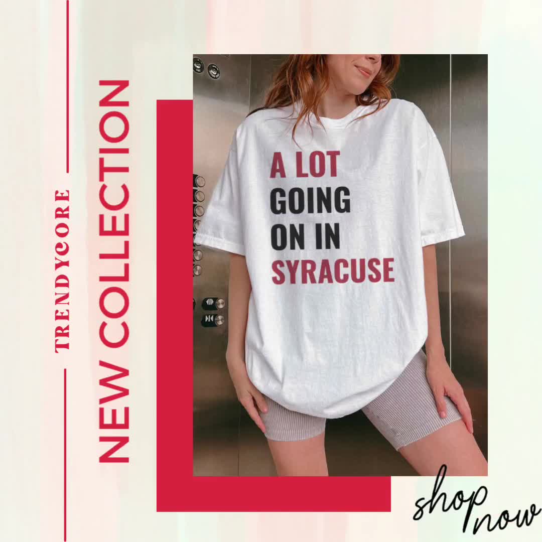 Syracuse, Cute College Cut Off Tank Top