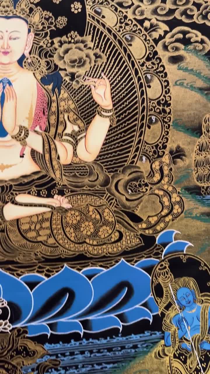 チベット手描き　ニルヴァーナ涅槃への道 チベット手描き ニルヴァーナ涅槃への道 RYO OGATAが個展「NIRVANA」を