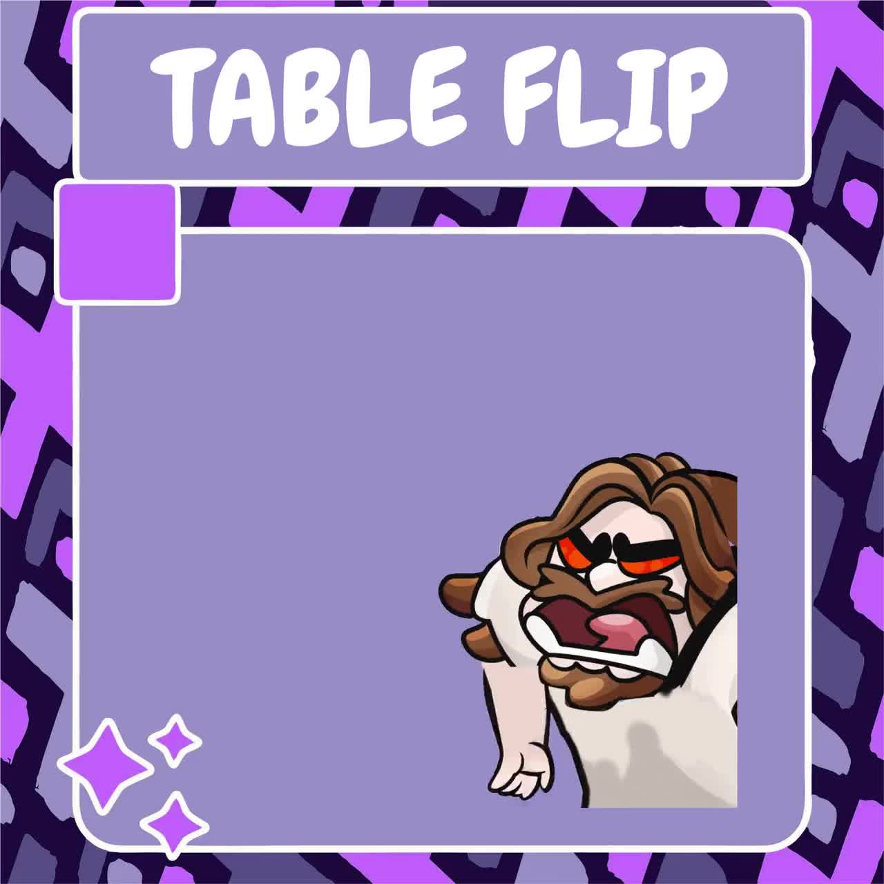 Table Flip Emote Twitch Emote  Emote Discord 