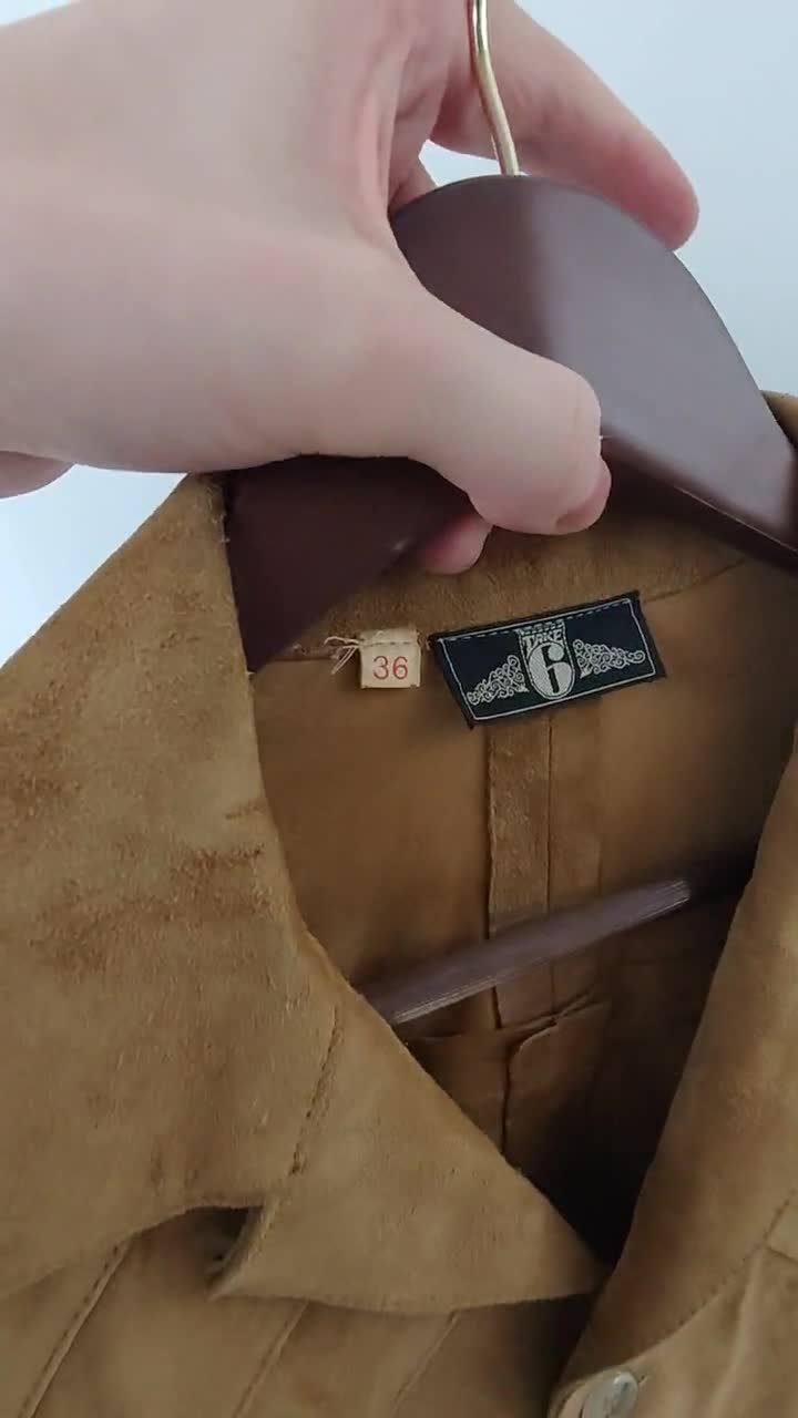 Vintage suède tracker jacket 牛革 短丈 3rd型 00s short suede leather tracker jacket