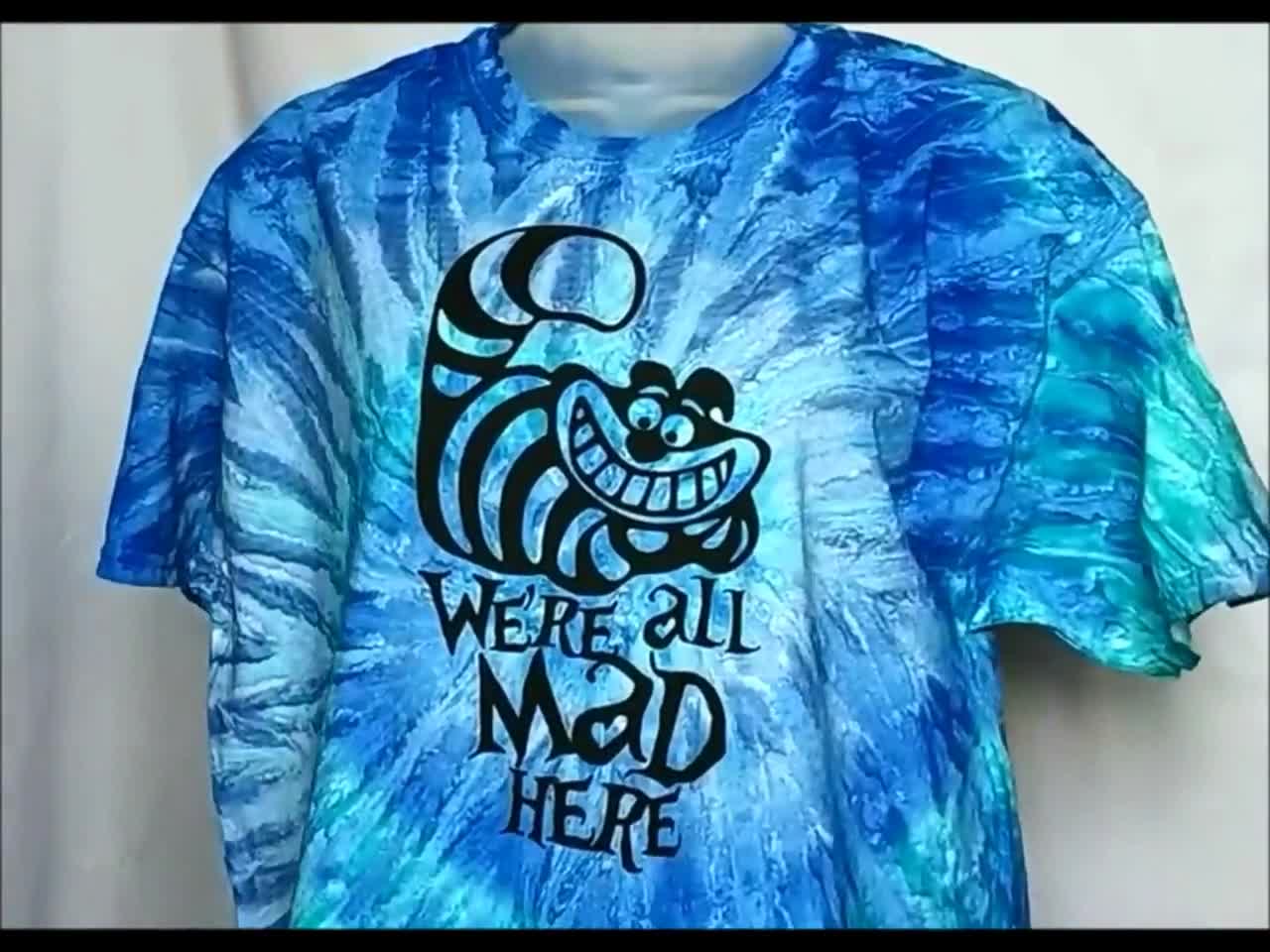 Cheshire cat 2025 tie dye shirt