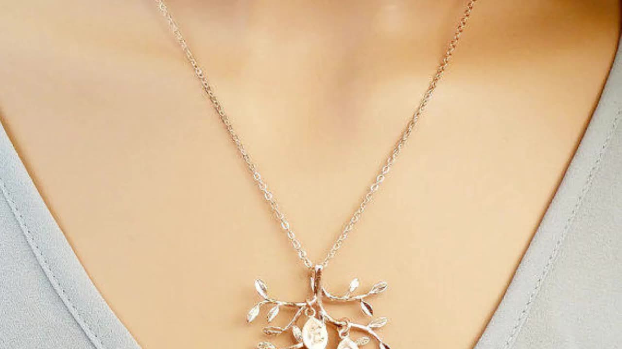 Tiffany olive tree on sale necklace