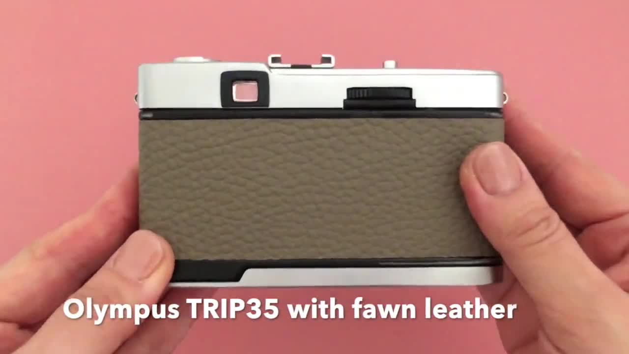 Olympus Trip 35 Vintage 35mm Film Camera | Elegant Fawn | Refurbished & Tested in Japan | Kodak Film Included | video poster