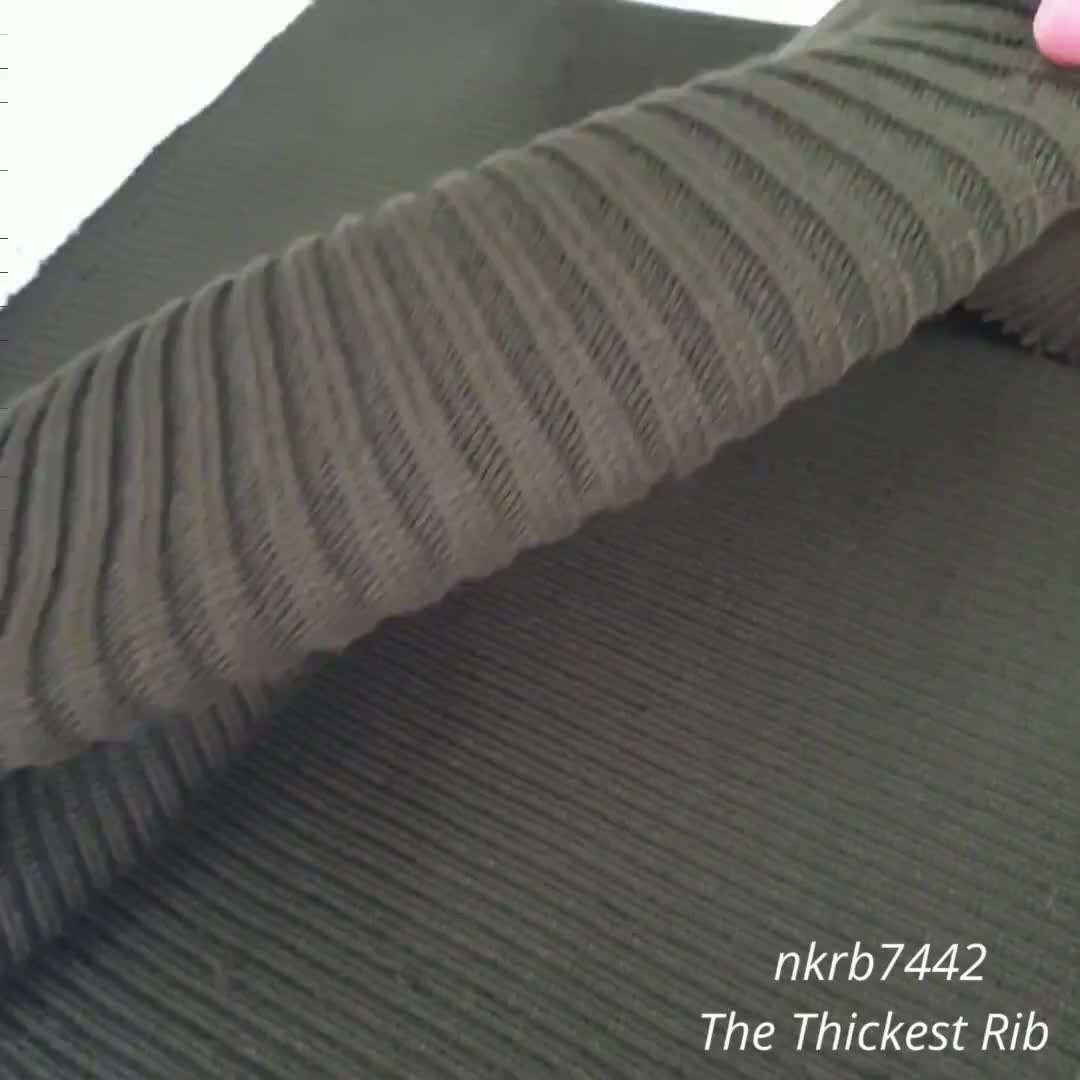 Knit Rib Fabric Ribbed Cuffing,Waistband Stretch Trimming Garments,Neotrims