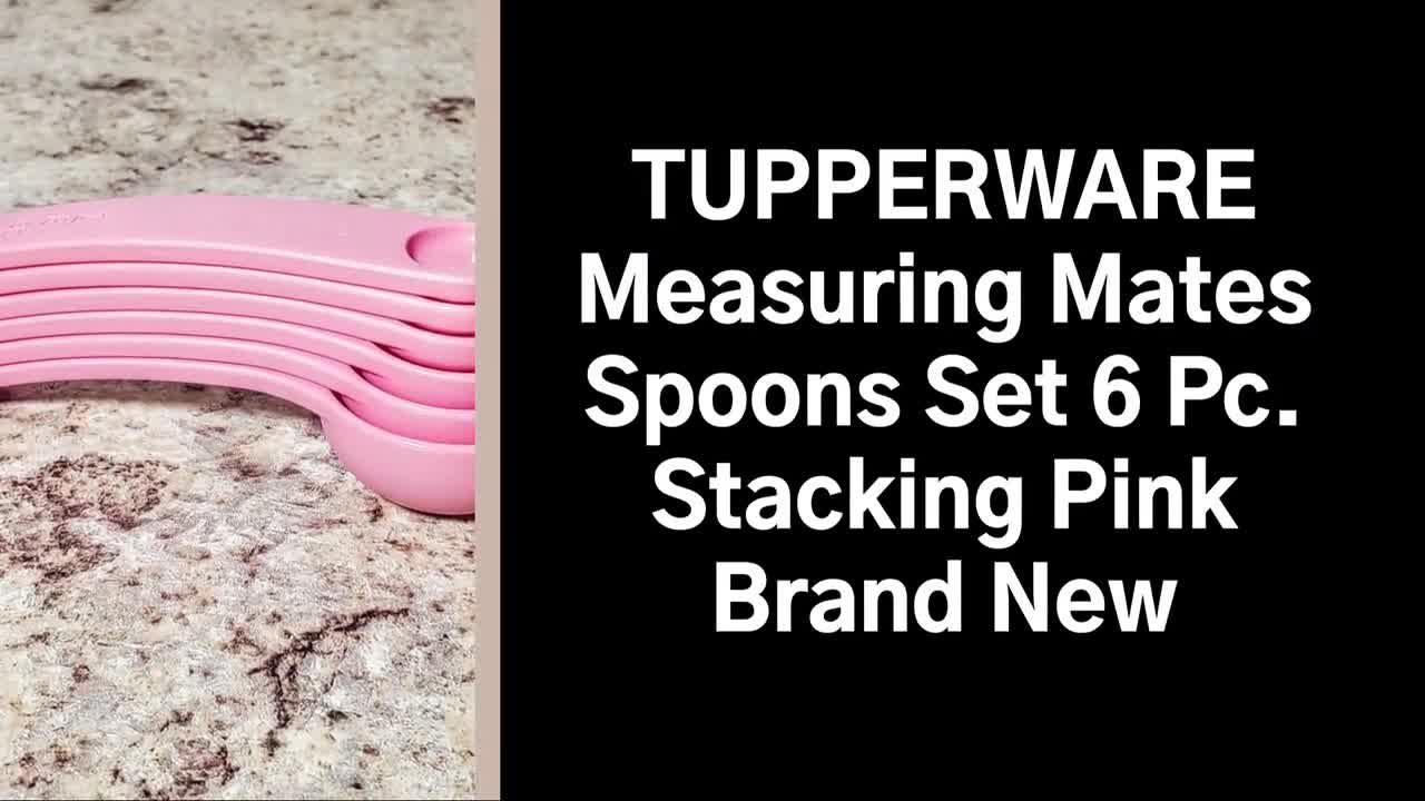  TUPPERWARE Brand Measuring Mates Set - 6 Measuring