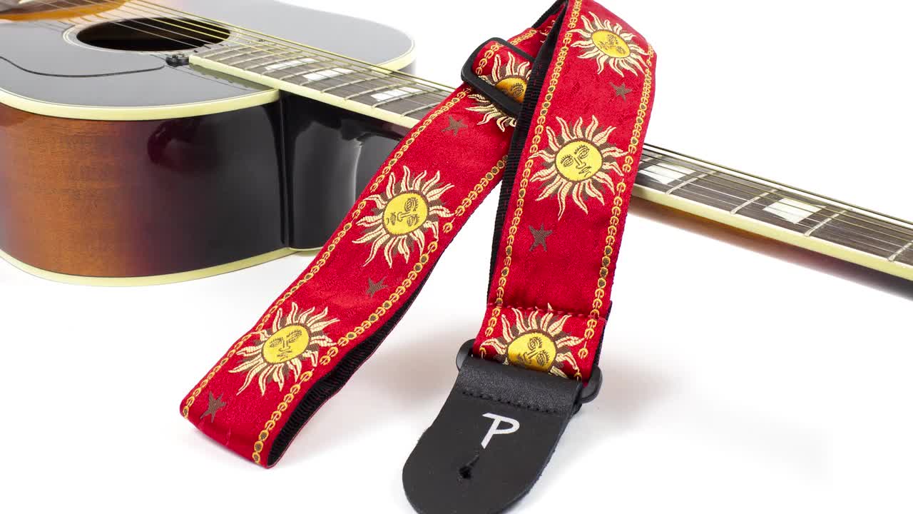  Perri's Leathers Adjustable Guitar Straps for Kids, Men & Women  - Vintage Italian Leather Guitar Strap for Acoustic, Bass and Electric  Guitars - Adjustable Size - Vintage Brown : Musical Instruments