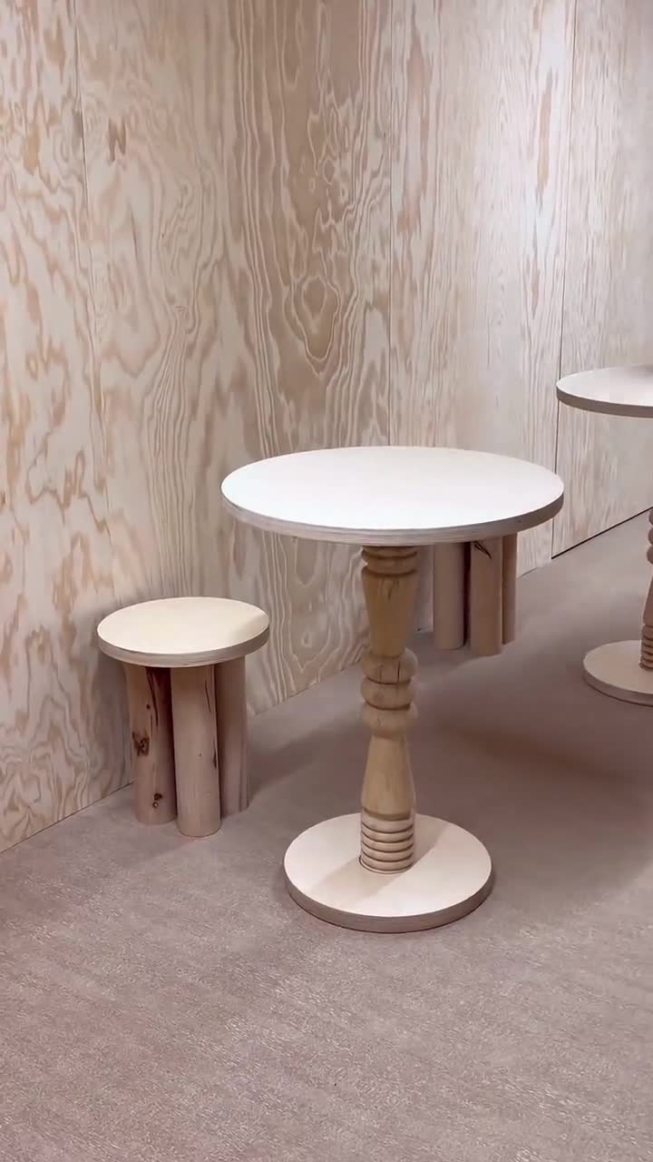 Stół bistro naturalny TOTEM video poster