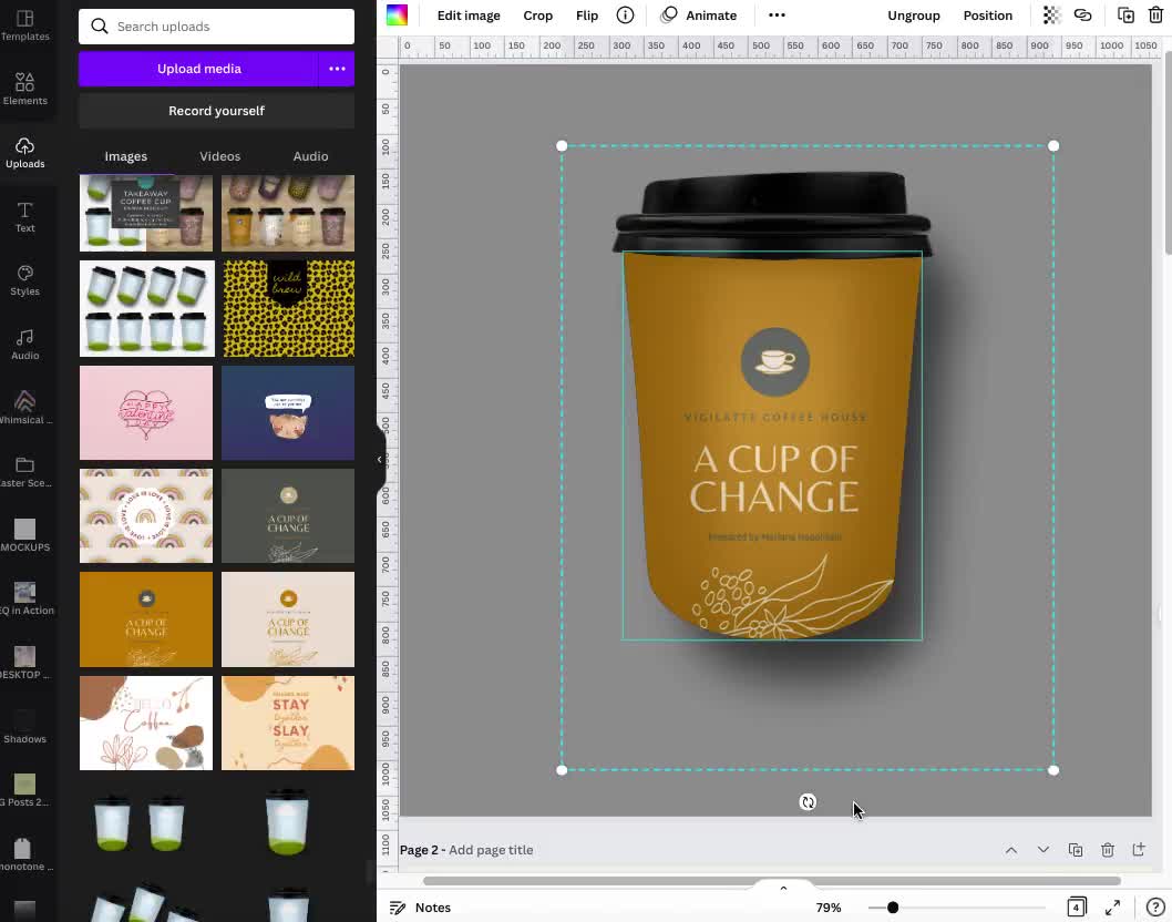 Part 1: Designing a Coffee Bag and Coffee Cup Mockup using Adobe  Illustrator and Adobe Dimension 