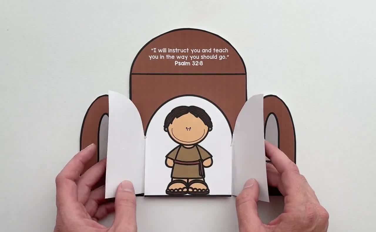 boy jesus in the temple clipart