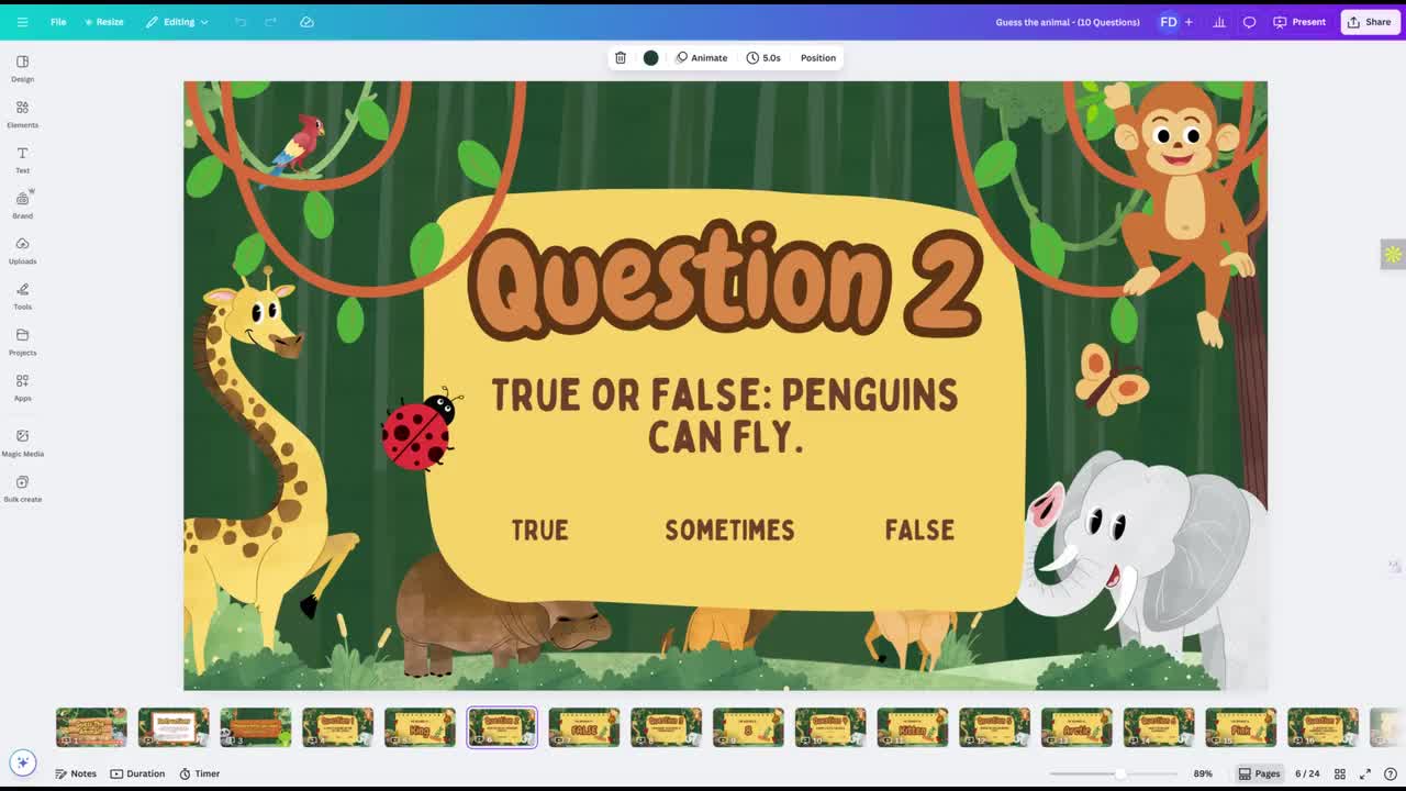 15 Quiz sugli animali, per i bambini più piccoli dai 5 ai 7 anni