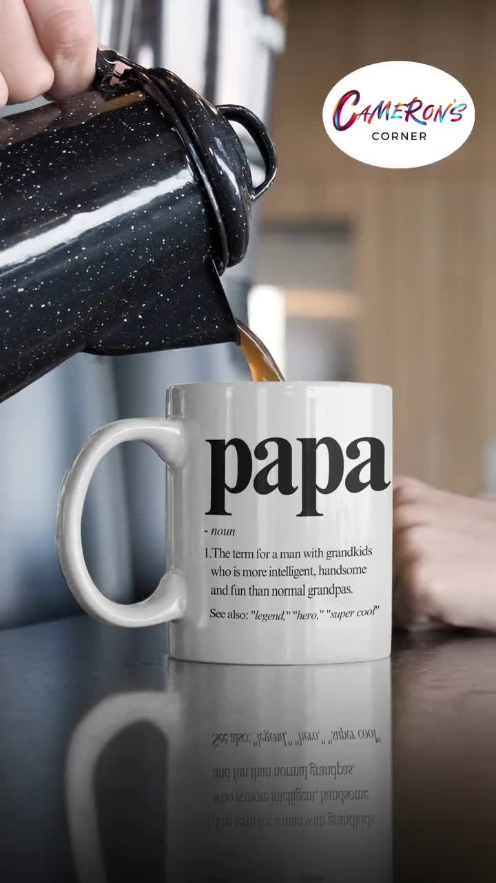 Papa Noun Coffee Mug, Papa Gift, Papa Mug, Funny Gift for Papa 