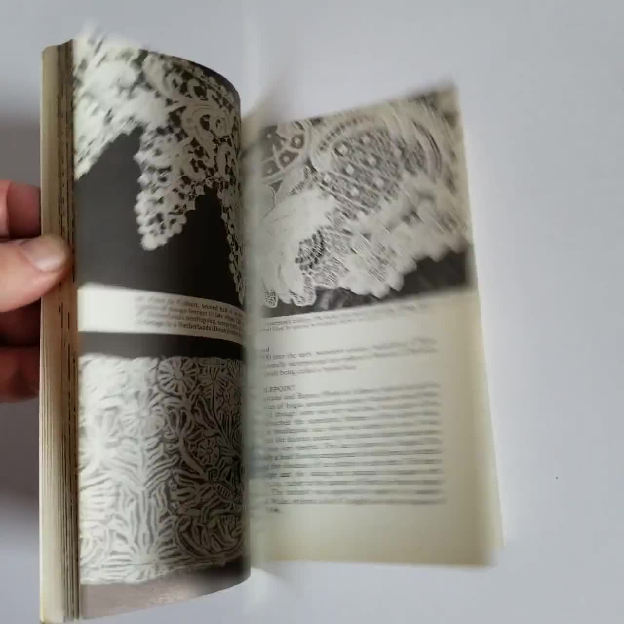 The Identification of Lace - Pat Earnshaw - Vintage Softcover Book