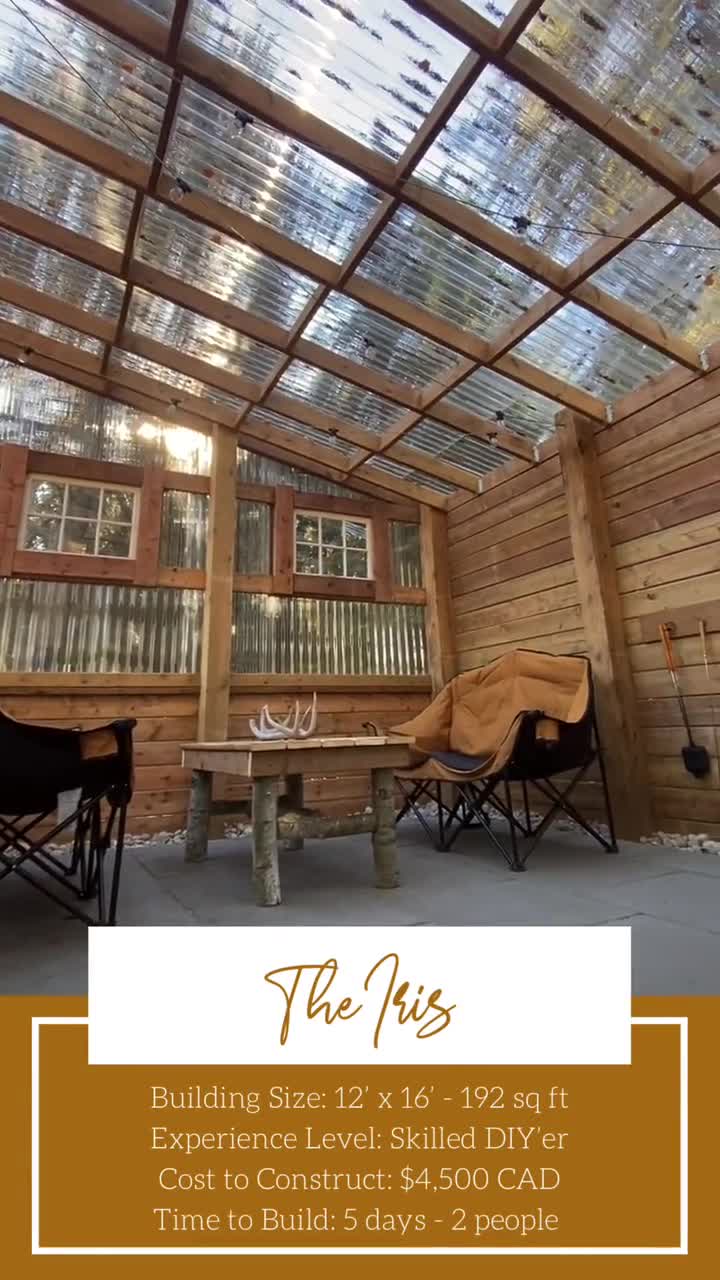 720px x 1280px - Iris 12' X 16' DIY Timber Style Greenhouse Building - Etsy