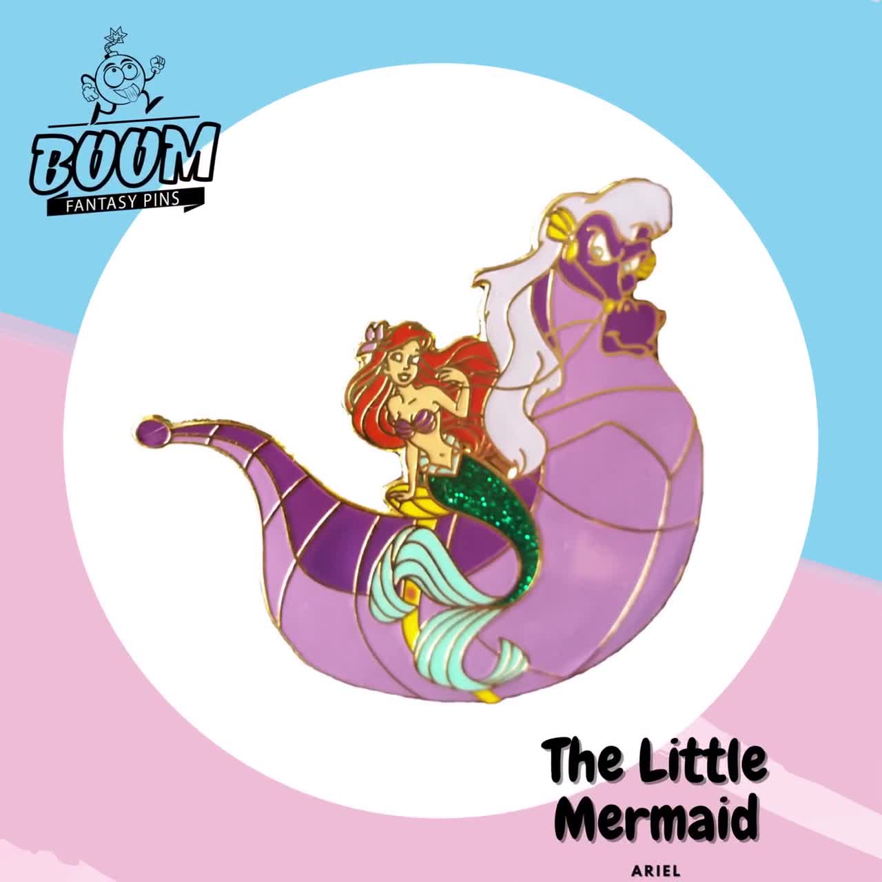 Mermaid adorable pin Mermaid pin's Peter pan Disney -  Portugal