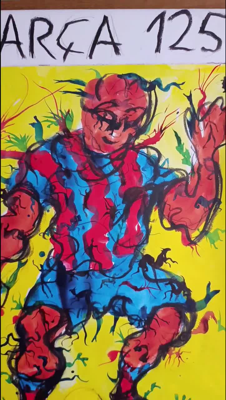 ミケル・バルセロによるFCバルセロナ125周年記念アート - Etsy 日本