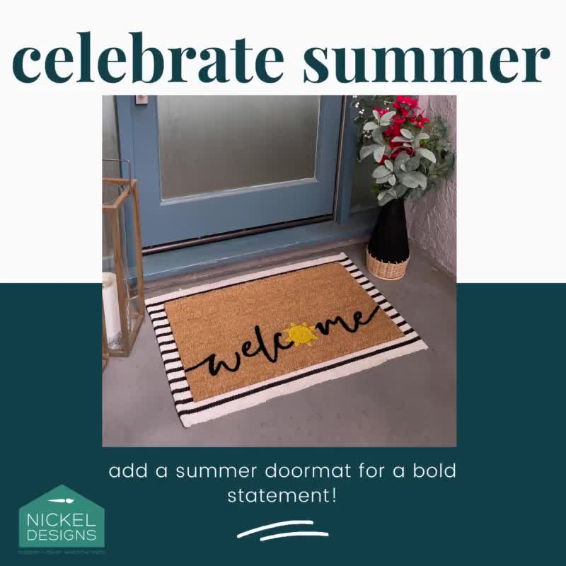 Sunshine Hello And Door Mat, Welcome Mat Front Door Mat Outdoor For Home  Entrance Outdoor Mat For Outside Entry Way Doormat Entry Rugs, Home Decor  Suitable For Family, Living Room, Kitchen, Bedroom