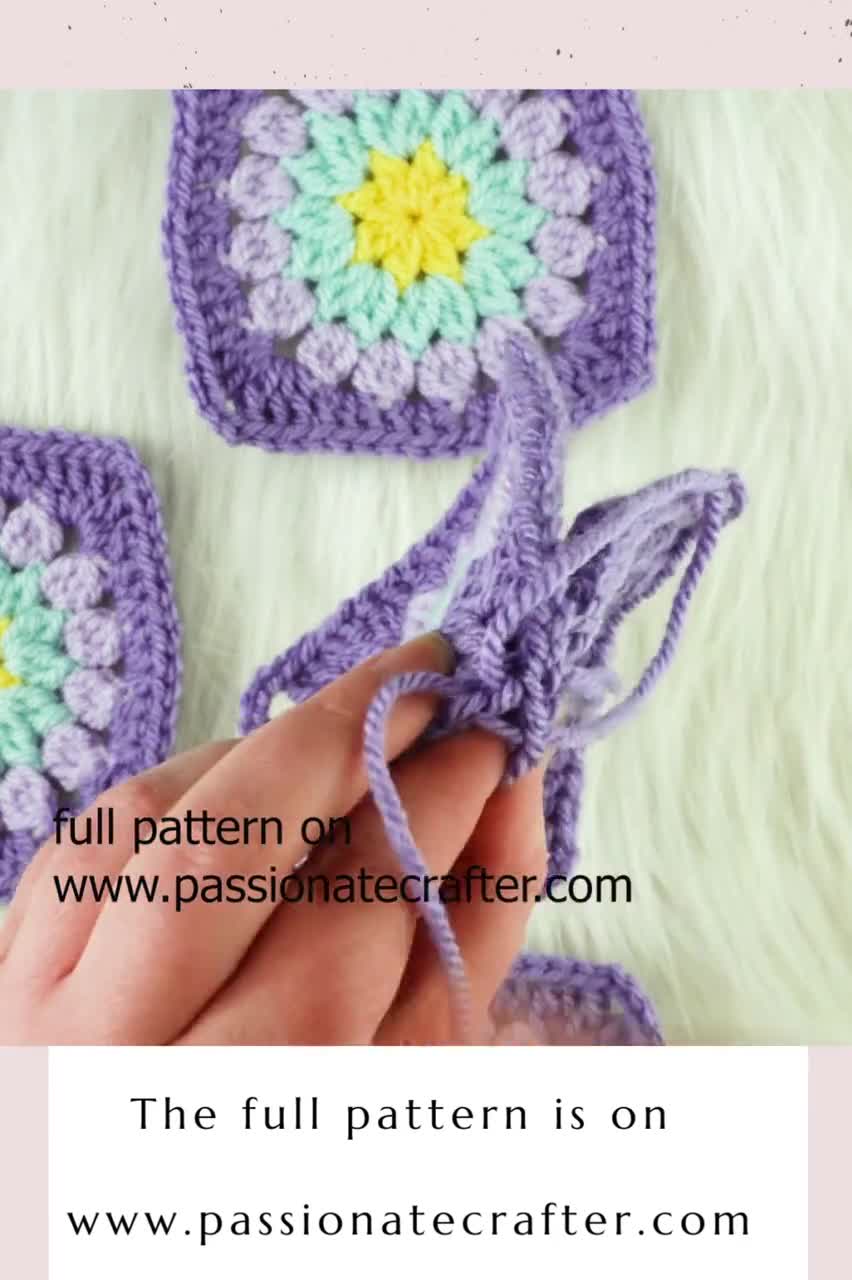 Learn to Crochet a Sunburst Granny Square - Bella Coco Crochet