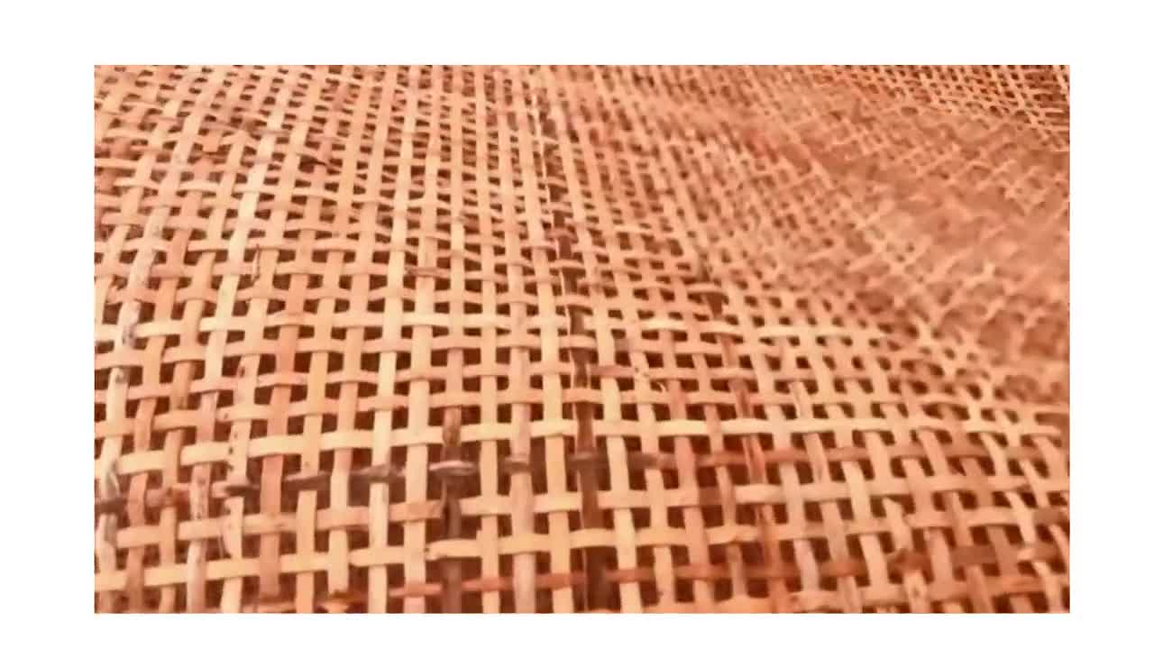 WIDTH 24'' Dark/white Natural Radio Rattan Cane Mesh Webbing Roll/caning  Material for Cane Furniture, DIY Project, Restoration 