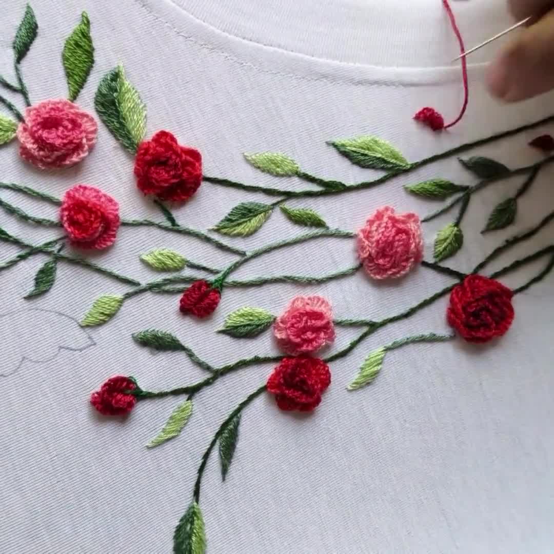 ポポさん専用 FLOWER EMBROIDERY SHIRT ポポさん専用 FLOWER EMBROIDERY SHIRT 90's Flower Polo Shirt