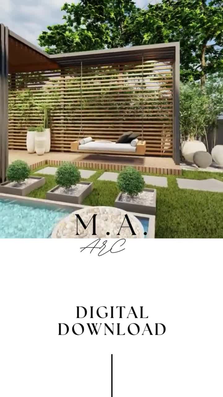 Diseño de patios en línea, renderizado 3D de patios, renderizado 3D,  personalizado, diseño de paisajes, diseño de piscinas, diseño de pérgolas,  diseño de patios, image size:720x1280
