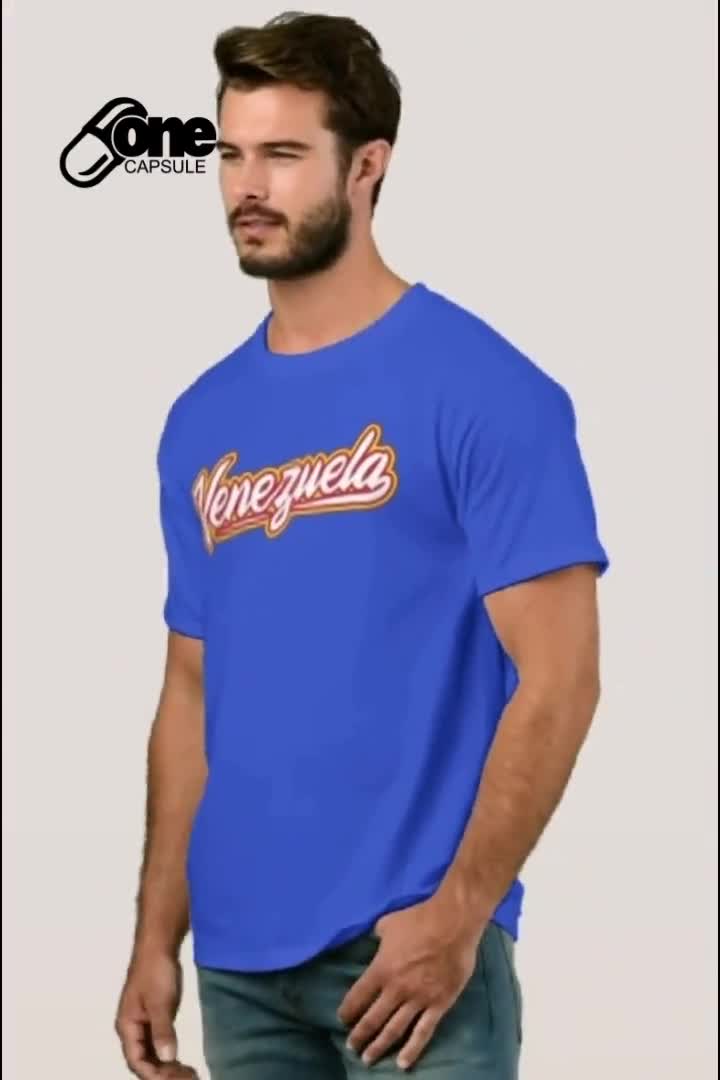  Caracas Design in Baseball or Beisbol Style T-Shirt : Sports &  Outdoors