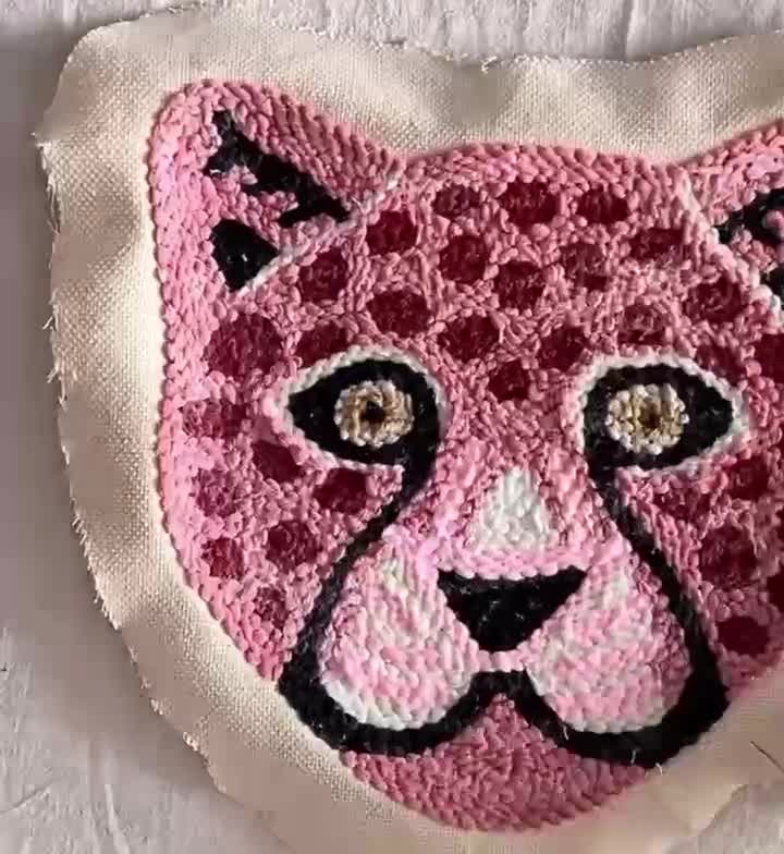 GIBZ Punch Needle Starter Kit for Beginner Cartoon Dessert Pattern  Embroidery Crochet Hook Set Cute Handmade Gifts