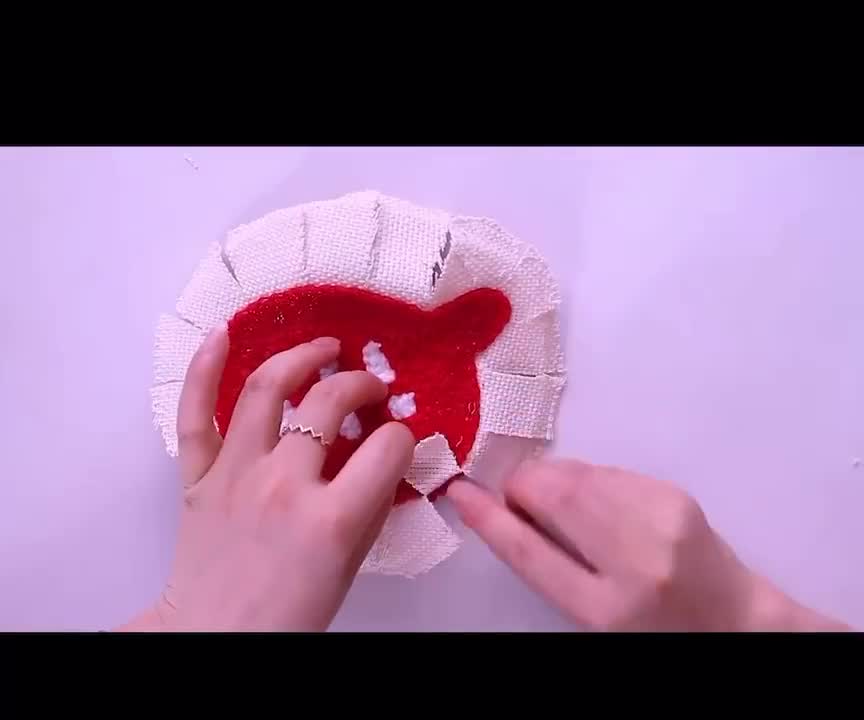 Kit Punch Needle Per Sottobicchieri A Gatto - Per Principianti, Adulti E Bambini, Ricamo Fai Da Te - Foto 6