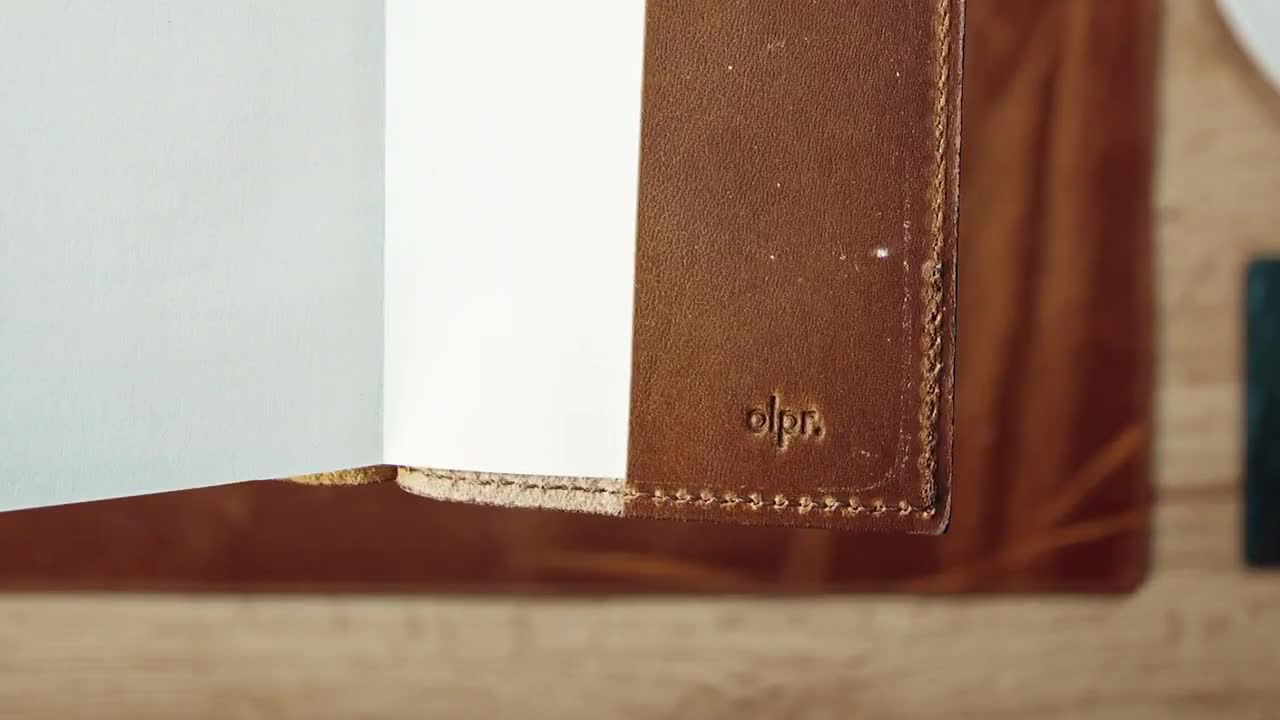 Milwaukee Large Leather Journal - Natural