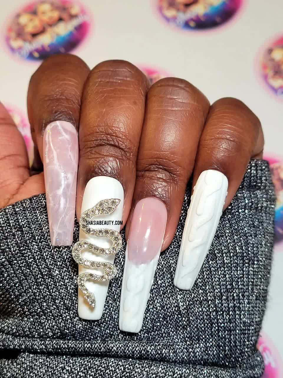 chanel nail art charms
