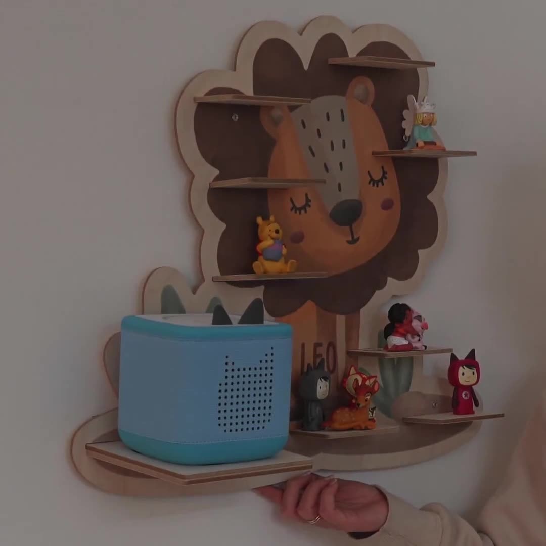 Wandplank voor Toniebox en Figuren - Straatontwerp - Met Magnetische