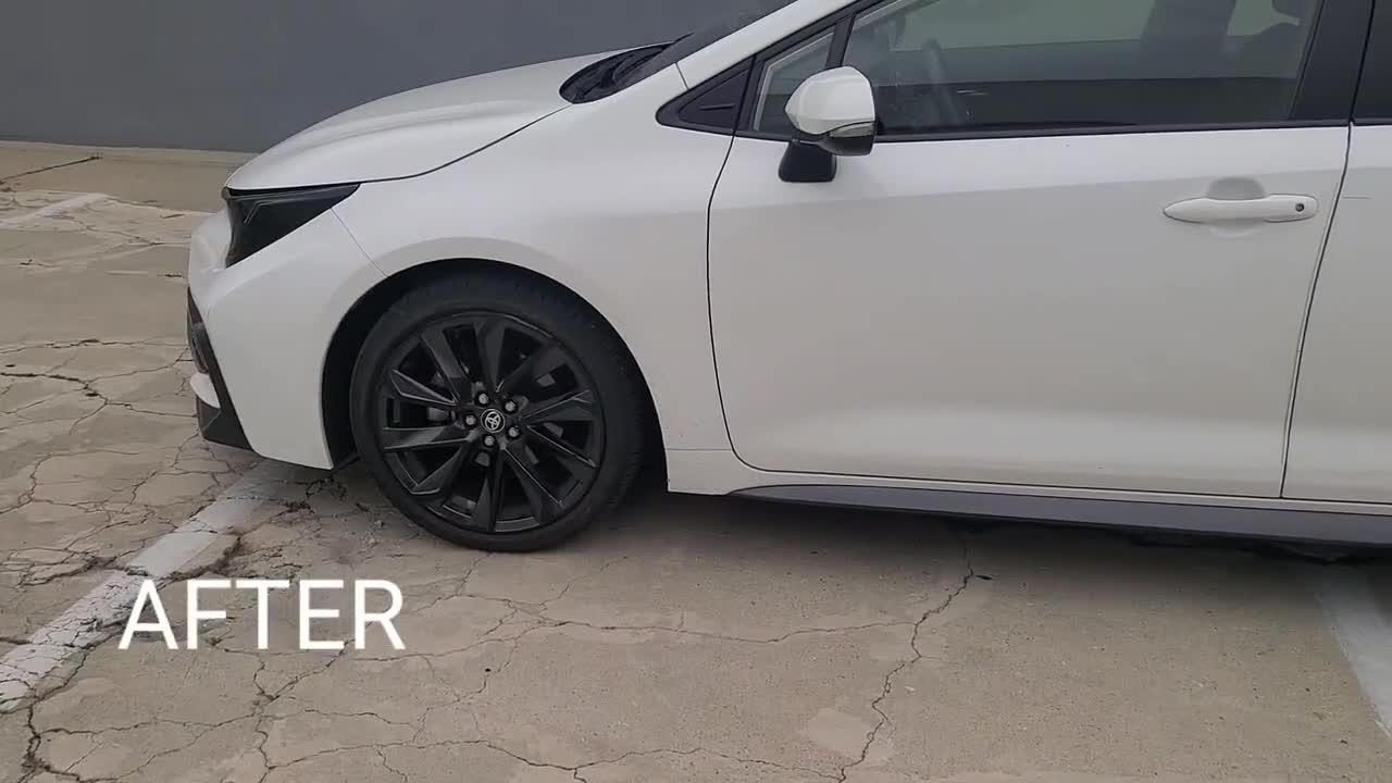 Fits Toyota Corolla 2020 - 2023 Wheel Rim Vinyl Chrome Delete Trim Blackout  Decal Sticker Cover Overlay 2021 2022
