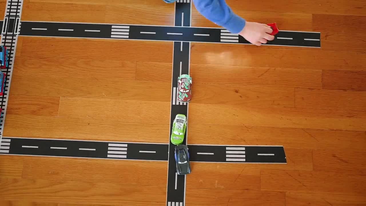 5M Length Road Tape Sets Masking Tape Road Traffic Pattern Craft Tape Paper  Tape For Kids DIY Train Truck Track Vehicles Sticker - AliExpress
