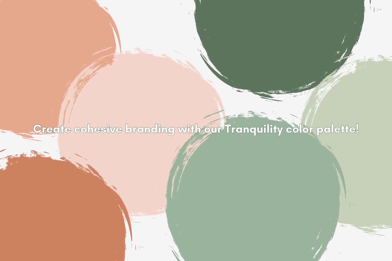 Paleta de colores melocotón, naranja, verde salvia y menta, temática  bohemia, branding para sitios web, redes sociales, Canva, Procreate,  códigos hexadecimales, RGB, CMYK, image size:1280x852