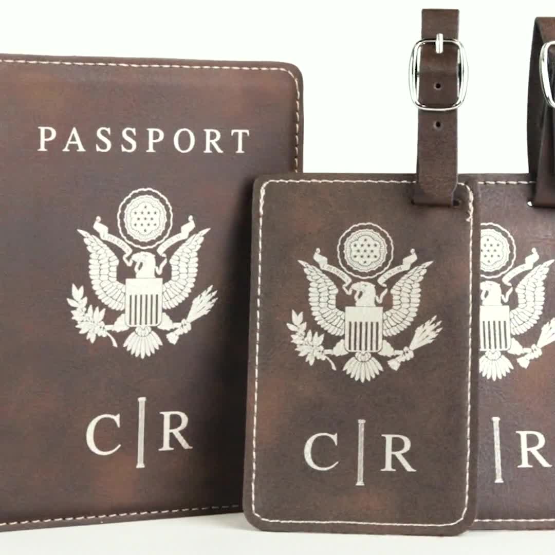 Passport Cover holder for couple + case tag, 2 pcs New Map design + FREE  SHIP +