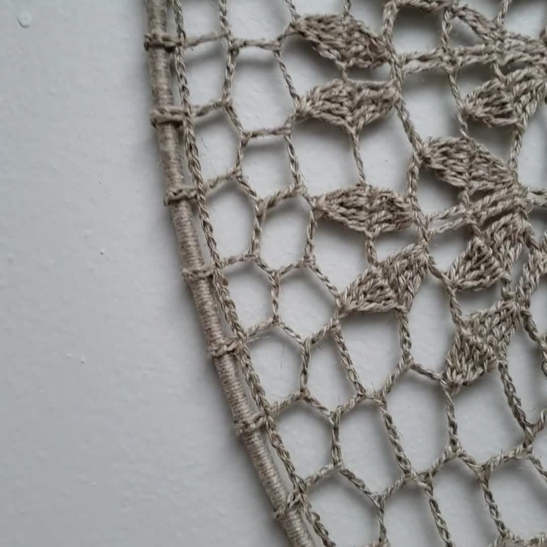 Tree of Life Mandala Crochet Pattern PDF, 70cm 28in Wall Hanging