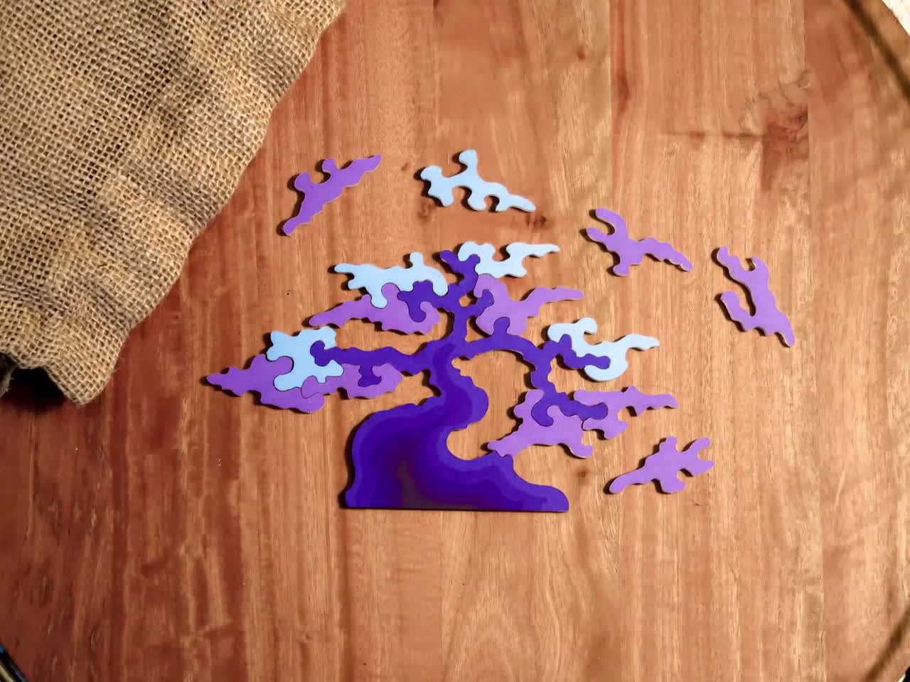 Survivor Inspired Tree Puzzle Replica seen on Winners at War 