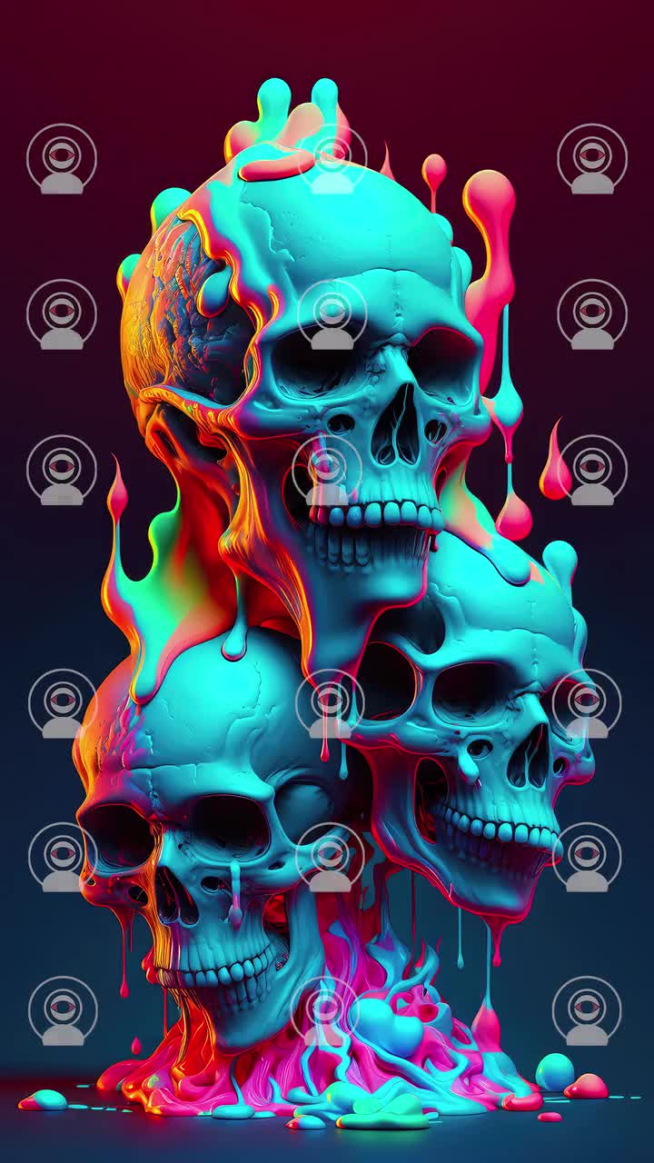 Flame Skull Live Wallpaper-sgquangbinhtourist.com.vn