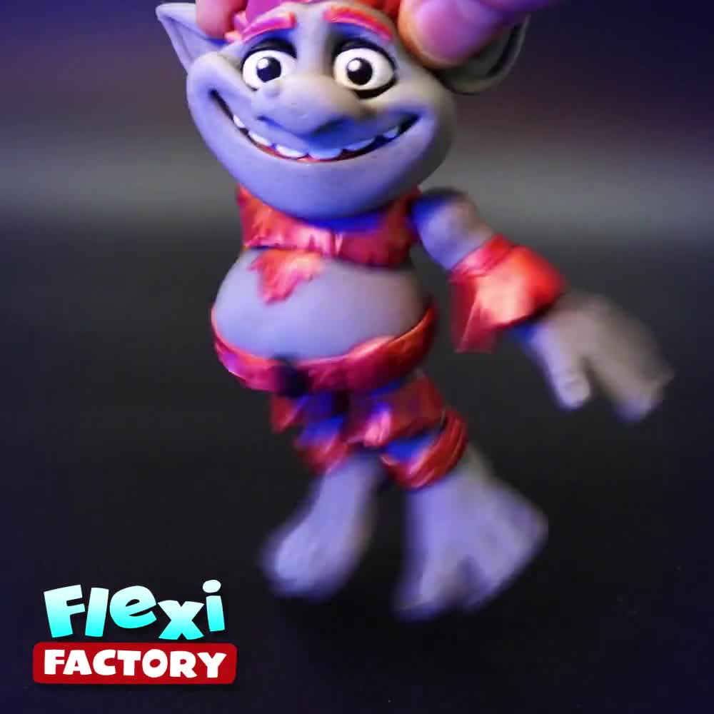 Flexi Factory Troll STL and 3MF Included! - Etsy