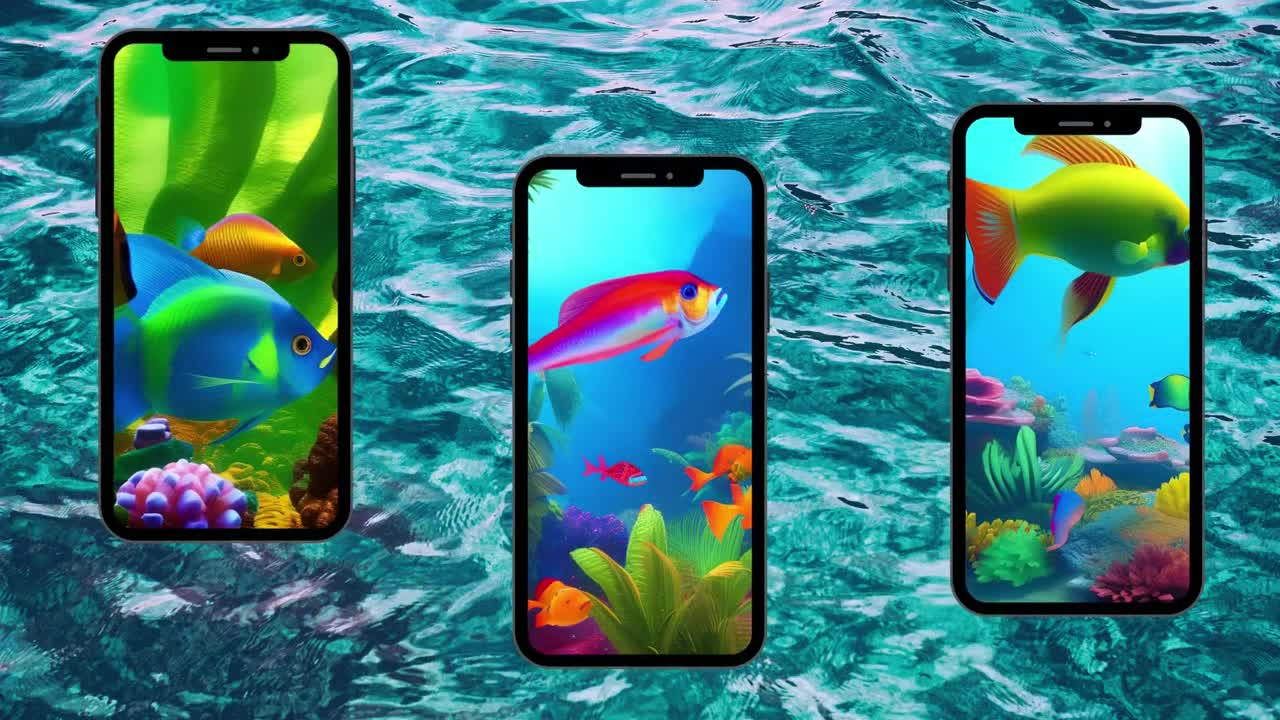 Phone Background Fish, Phone Background Tropical Fish, Tropical