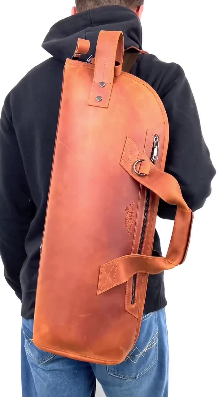 Trumpet Gig Bag by MG Leather Work, trumpet bag, trumpet case, personalized  gift for trumpet player, trumpet carry bag, trumpet accessories