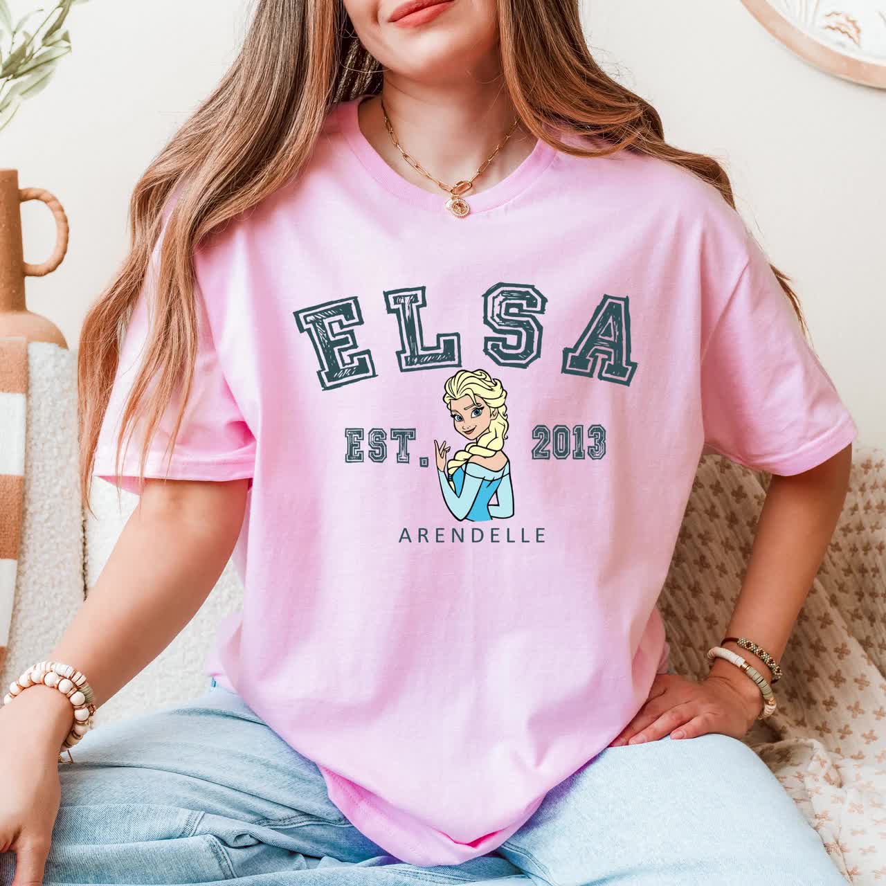 Princesses Elsa T-shirt, Disney Elsa Character, Disneyland Trip Tshirt, Elsa Tee, Disneyland T-shirt, Disney Birthday Gift, DisneyPrincesses video poster