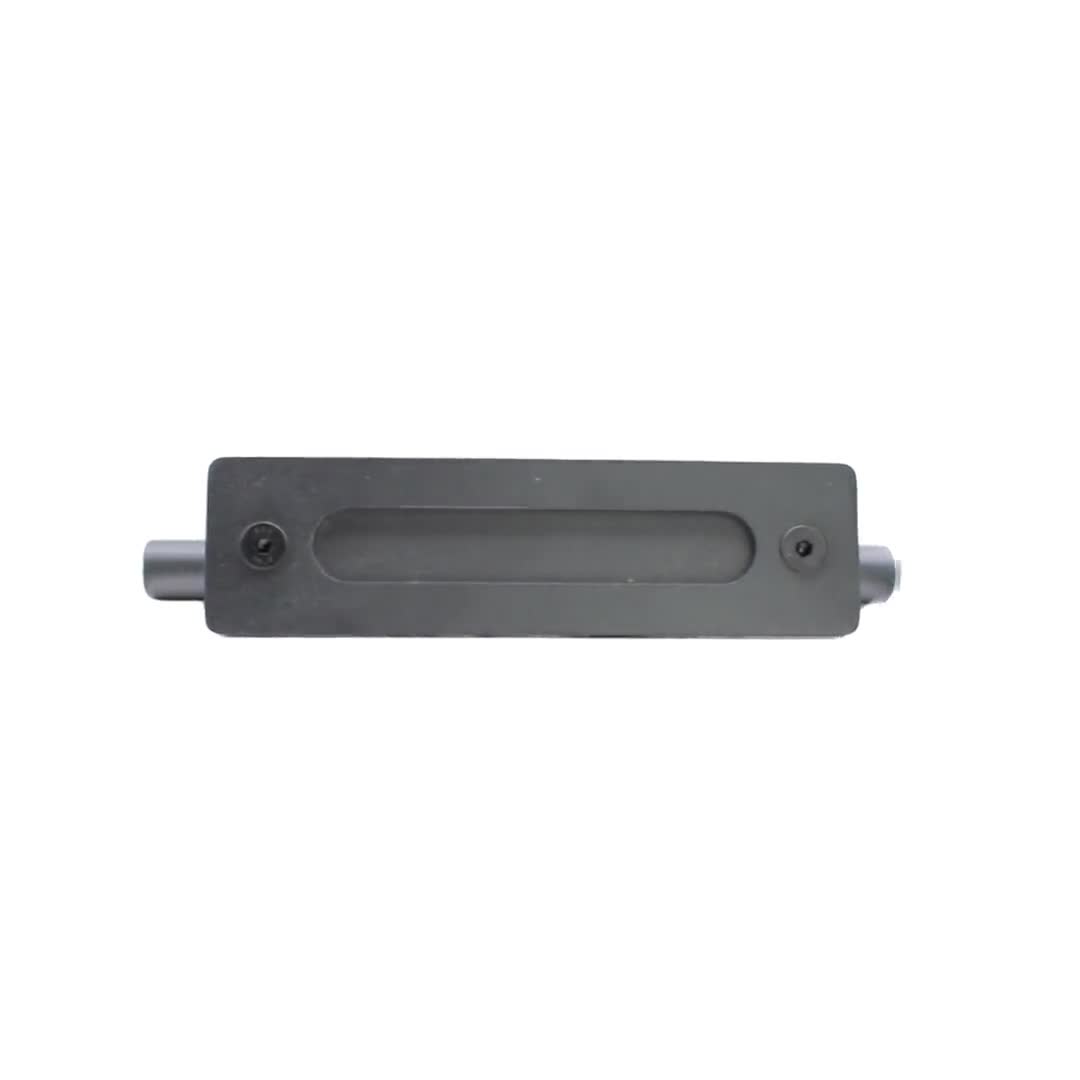 1x Maniglia porta scorrevole Barn Door Hardware in metallo nero