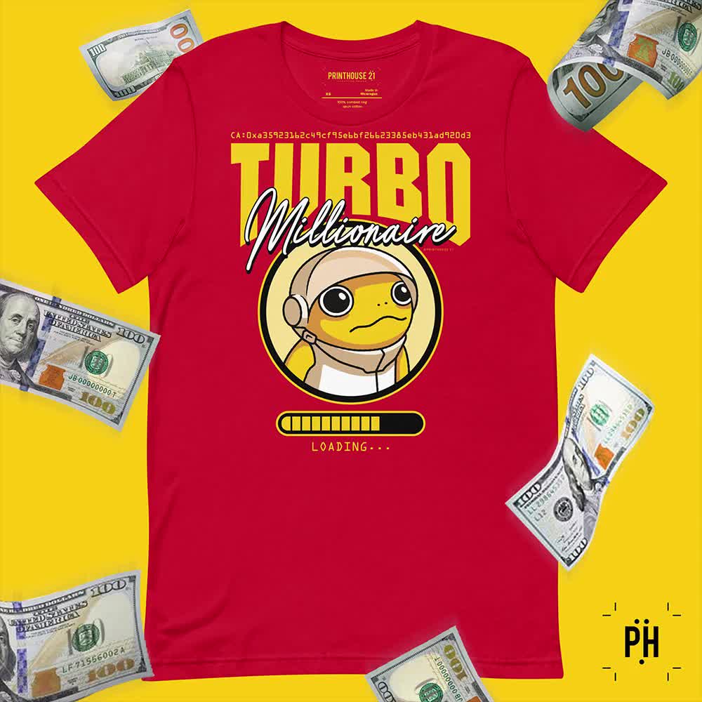 Turbo Millionaire Loading… Crypto Memecoin Unisex T-shirt | HODL Strong,  Victory is Near!