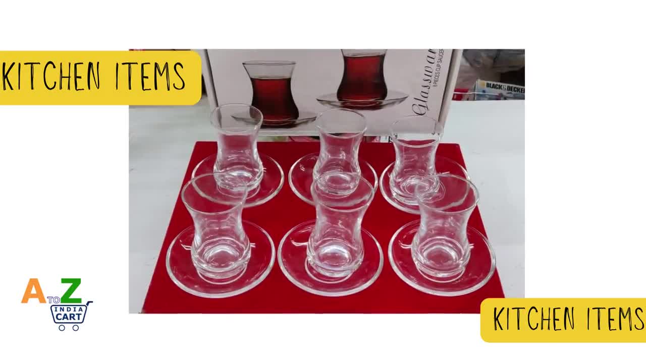 Turkish Tea Glasses Cups Saucers Set, Moroccan Tea Glasses Set