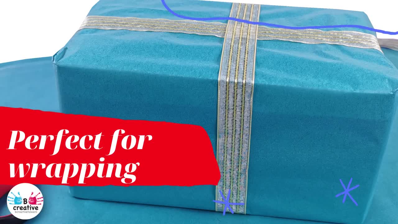 Sky Blue Coloured Tissue Paper Sheets Luxury Large Acid Free Art Tissue  Paper Gift Wrap 